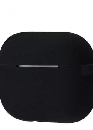 Чехол  hoco silicon для airpods 3 protective case / черный2 фото