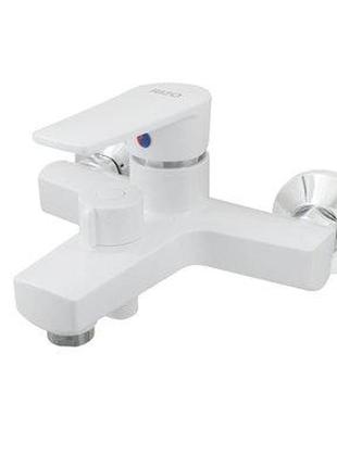 Змішувач для ванни пластиковий білий rizo без аксесуарів та підводки rp30w