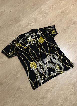 Rare vintage y2k christian audigier goth cyber mall t-shirt мужская футболка3 фото