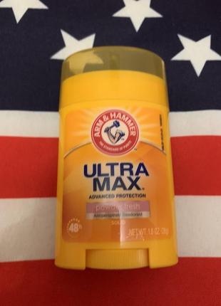 Американский антиперспирант arm & hammer ultra max powder fresh,оригинал2 фото