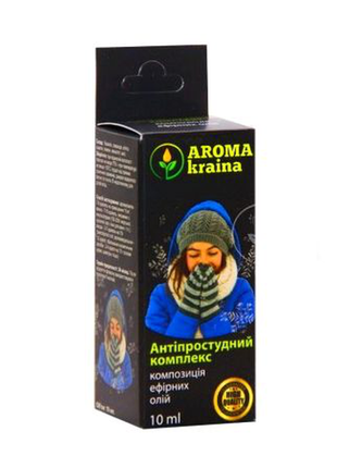 Суміш ефірних масел антипростудный комплекс 10мл. aroma kraina