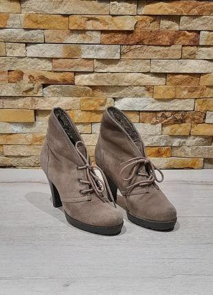 Ботинки tamaris натуральный замш размер 391 фото