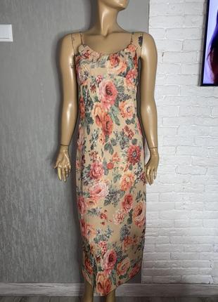 Платье платье в цветочный принт, м1 фото