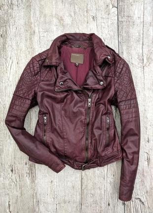 Muubaa кожаная куртка косуха потрясающего цвета и дизайна