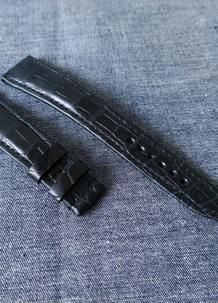 Ремінець для годинника. виготовлення на замовлення з шкіри крокод3 фото