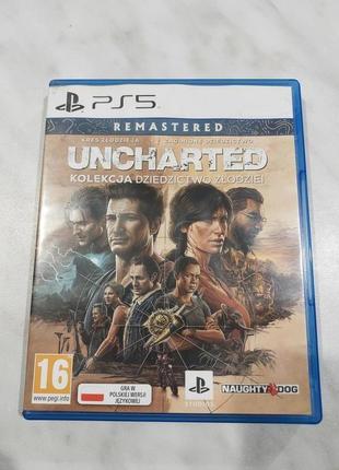 Uncharted legacy of thieves collection remastered ps5