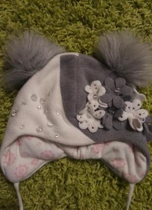 Зимняя шапочка на 1-2года
