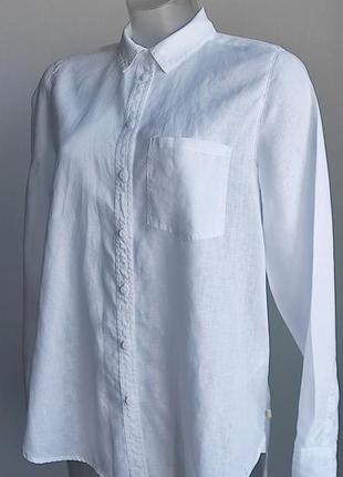 Сорочка блуза joules льон2 фото