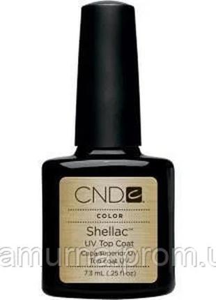 Cnd shellac uv top coat 7,3 мл1 фото