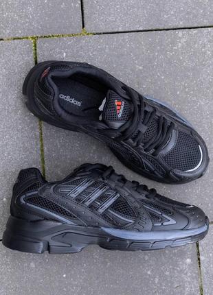 Стильные кроссовки в стиле adidas responce triple black