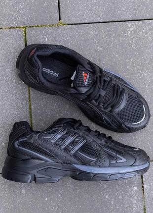 Стильні кросівки в стилі adidas responce triple black
