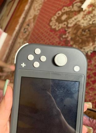 Nintendo switch lite + чехол + карта 128