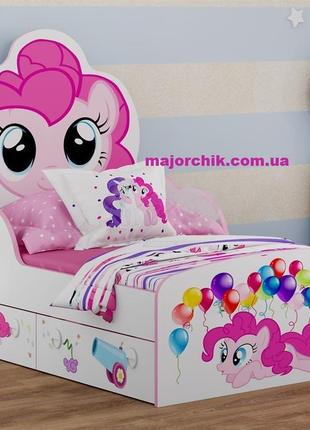 Дитяче ліжко little pony пінкі пай літл поні