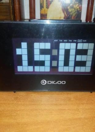 Настільні годинники з підсвічуванням digoo dg-c91 фото