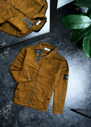 Овершот коричневий stone island