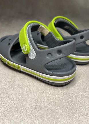 Сандалії крокс crocs kids sandal charcoal5 фото