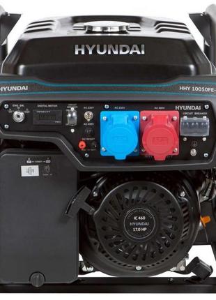 Генератор бензиновый hyundai hhy 10050fe-t