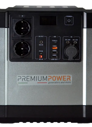 Портативная зарядная станция premiumpower pb2000n 2200 вт/ч