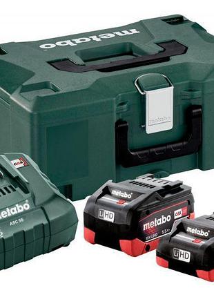 Базовый комплект metabo lihd 1x4.0 а*ч + 1x5.5 а*ч 685136000