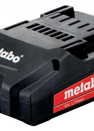 Аккумуляторная батарея metabo li-power 18 v, 2.0 а*ч 625596000