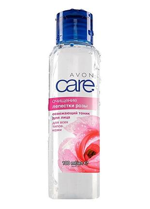 Освіжний тонік для обличчя «лепестки троянди. очищення» (100 мл)