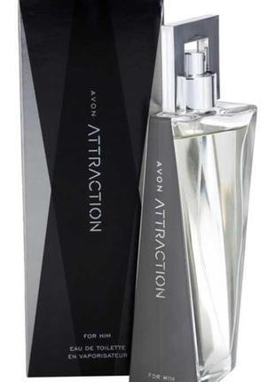 Туалетна вода для чоловіків attraction avon