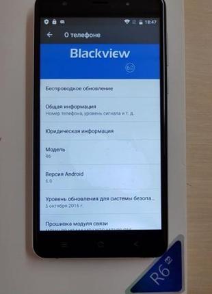 Смартфон blackview r6 3/32 гб