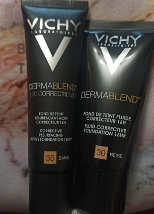 Тональний крем vichy dermablend 30 ml .оригінал .