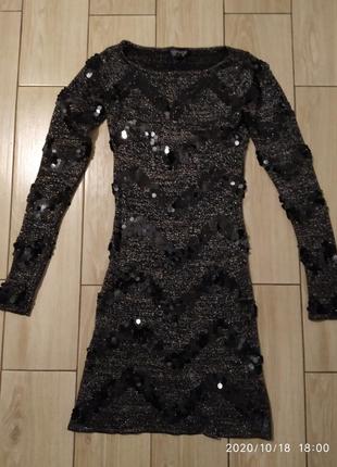 Нарядное платье, люрес с паетками1 фото