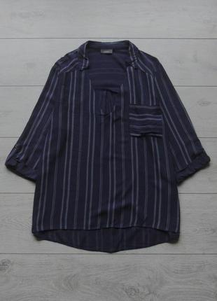 Распродажа! блузка рубашка в полоску с открывающимися рукавами от yessica1 фото