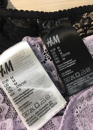 Набор новых трусиков h&m lace hipster briefs - m6 фото