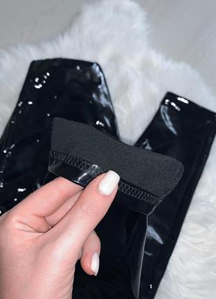 Жіночі лакові вініл xs, s, m, l, xl лосіни жіночі5 фото