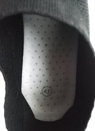 Комфортные черные мокасины - носки, текстиль сетка, на подошве из пены - р.41 - 26 см7 фото