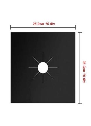 Жиронепроникний папір чорний  ⁇  тефлонова накладка на газову плиту  ⁇  захисний папір для плити2 фото