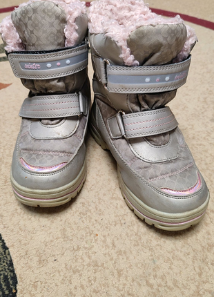 Зимові чоботи для дівчинки, 30 розмір.