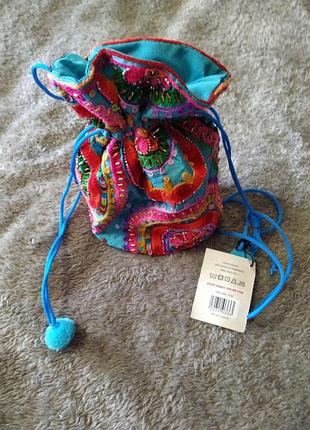 Сумочка вышитая торба этно