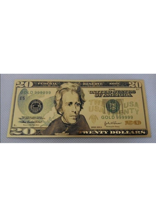Банкнота 20 доларів 2004 сша gold usa usd