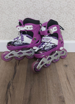 Ролики + защита profi roller skate