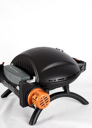 Портативный переносной газовый гриль o-grill 800t, black +адаптер3 фото