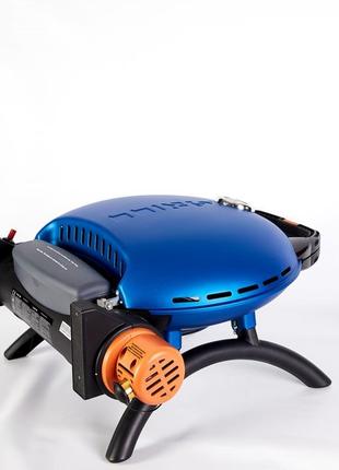 Портативний переносний газовий гриль o-grill 700t, синій +а-тип4 фото