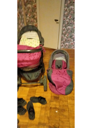 Коляска 2 в 1 бу