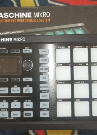 Продам native instruments mikro maschine mkii контролер
