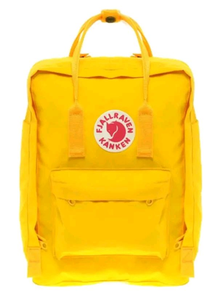 Рюкзак fjallraven kanken classic желтый | городской рюкзак 16 л.6 фото