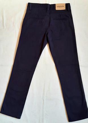 Черные и серые брюки чиносы школа bkl wear франция на 10 лет (140см)