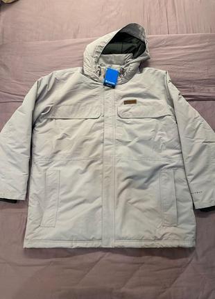 Нова куртка columbia rugged path parka, xxl, сіра. парка зимова