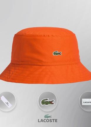 Панама lacoste (оранжевая)