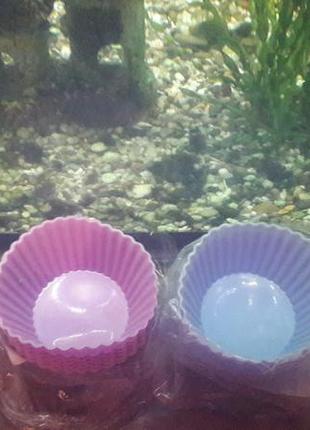 Силиконовые формочки для кексов 6шт