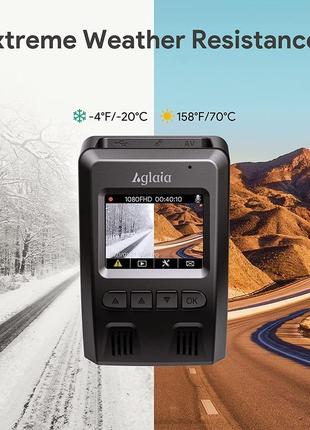 Відеорегістратор aglaia dash cam fhd 1080p з нічним баченням12 фото