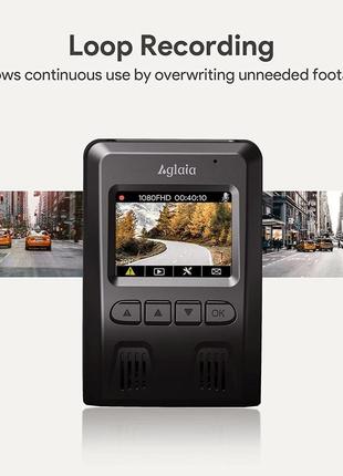 Відеорегістратор aglaia dash cam fhd 1080p з нічним баченням13 фото