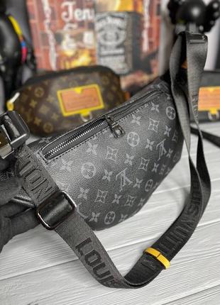 Бананка louis vuitton discovery bumbag monogram eclipse s0323 фото